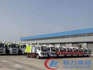 程力專汽16臺批量抑塵車發往四川